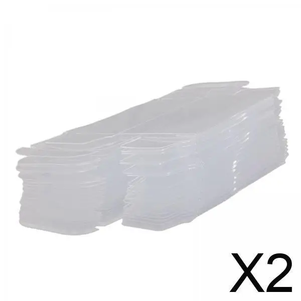 

2x50 шт., прозрачная коробка из ПВХ, витрина для кукол, моделей автомобилей, сувениров