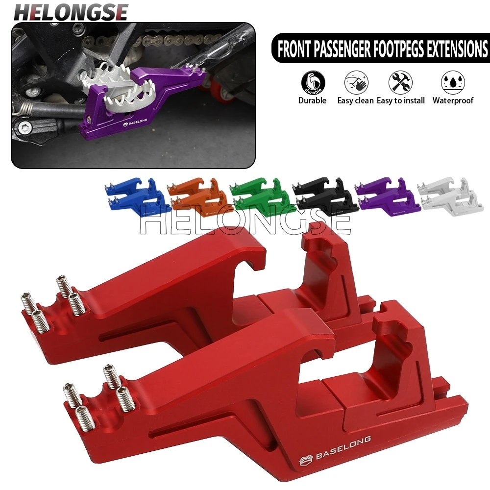 

Dirt Bike Off-Road For Honda CRF450R CRF230F CRF150F Passenger Foot Peg Extensions Extended Footpegs CRF450RX CRF450X CRF250R