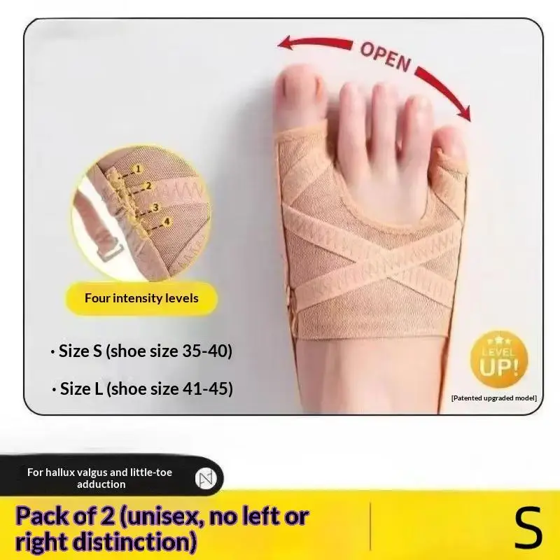 Adjustable Hallux Valgus Bunion Corrector Toe Separator Orthotics Feet Bone Adjuster Thumb Straightener Pedicure Foot Care Tool