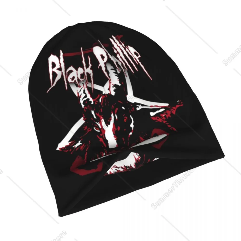 Phillip Goat Symbol Devil Bonnet Homme Fashion Thin Skullies Beanies Baphomet Satan Lucifer Caps For Men Women Hats