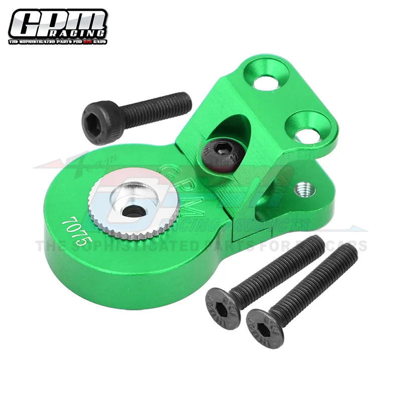 

Gpm Aluminum 7075 Servo Saver Steering Set For Arrma 1/10 Gorgon Ara340192 With Built-In Spring Compatible With 23t/25t