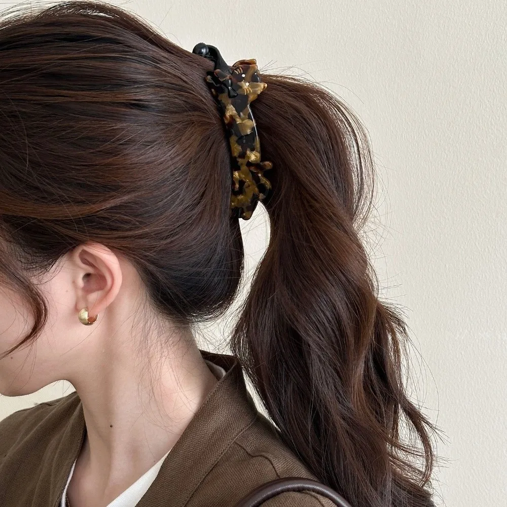 New Cute Cat Banana Clip Large Hair Styling Tools Korean Style Twist Clip Hair Accessor Vertical Banana Scratching