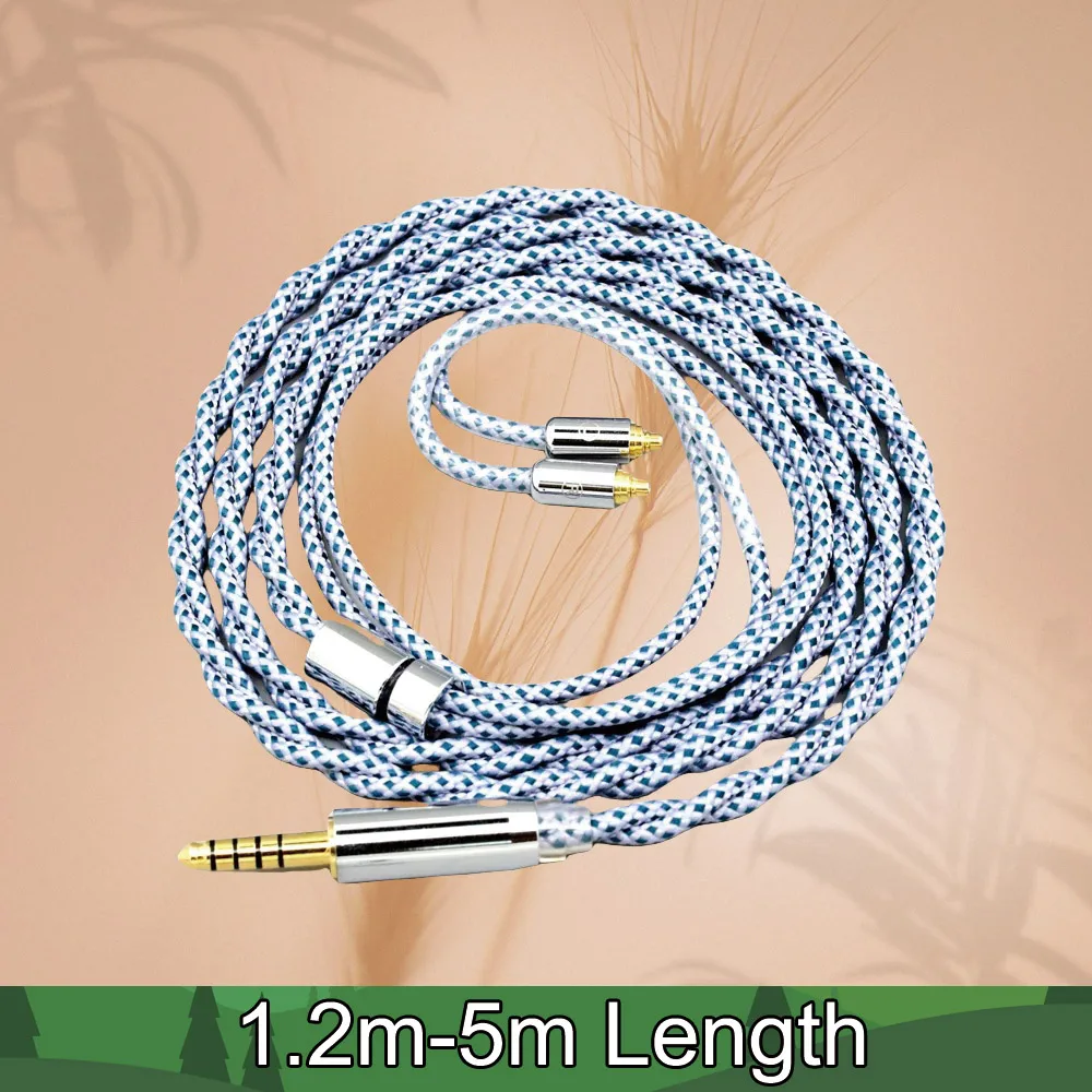 

OCC Shielding Earphone Cable For AKG N5005 N30 N40 MMCX 99% Pure Silver Mix Graphene 8635