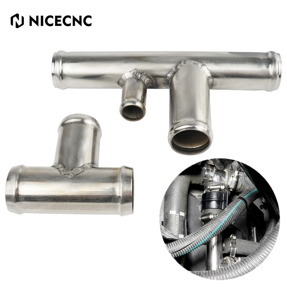 

NICECNC Stainless Steel Thermostat Delete Kit Cooler For Can-Am Maverick X3 Max R 4x4 XDS XMR XRC XRS Turbo DPS UTV Accessories