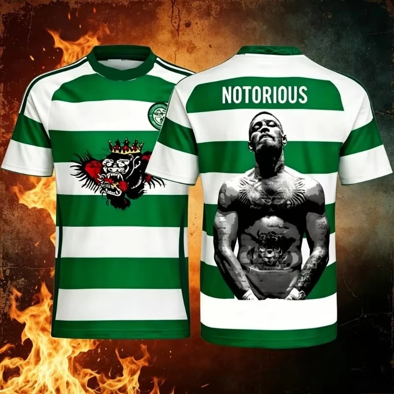 Summer Men's Famous Connor McGregor Special Edition MMA Football Men's and Women's Fitness Training Breathable Sports T-shirt