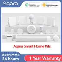 Aqara Smart Homekits Gateway Hub M1S Human Presence Sensor FP1 Aqara Door Window Sensor Temperature Humidity Vibration Sensor