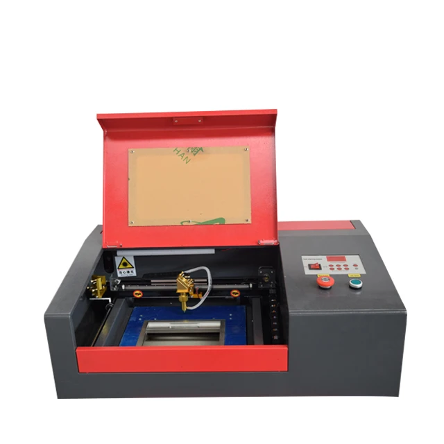 3020 CO2 Laser Cutting Engraving Machine Rubber Stamp Making Machine Mini DIY Making Laser Machine 300 * 200mm M2