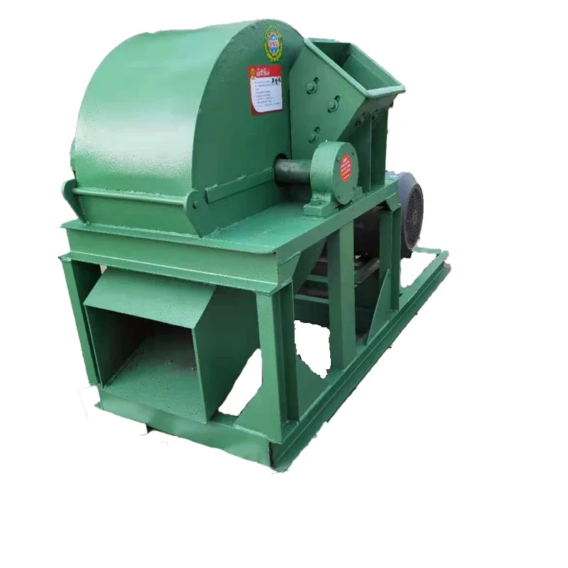 High Efficiency Industrial Waste Wood Shredder Dry Wet Tree Wood Block Straw Wood Crusher Shredder