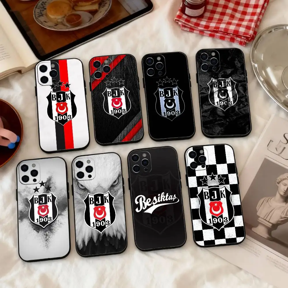 

1pc F-Fashion B-Besiktas BJK Phone Case Silicone Soft For IPhone 17 16 15 14 13 12 11 X XR Plus Pro Max Plus