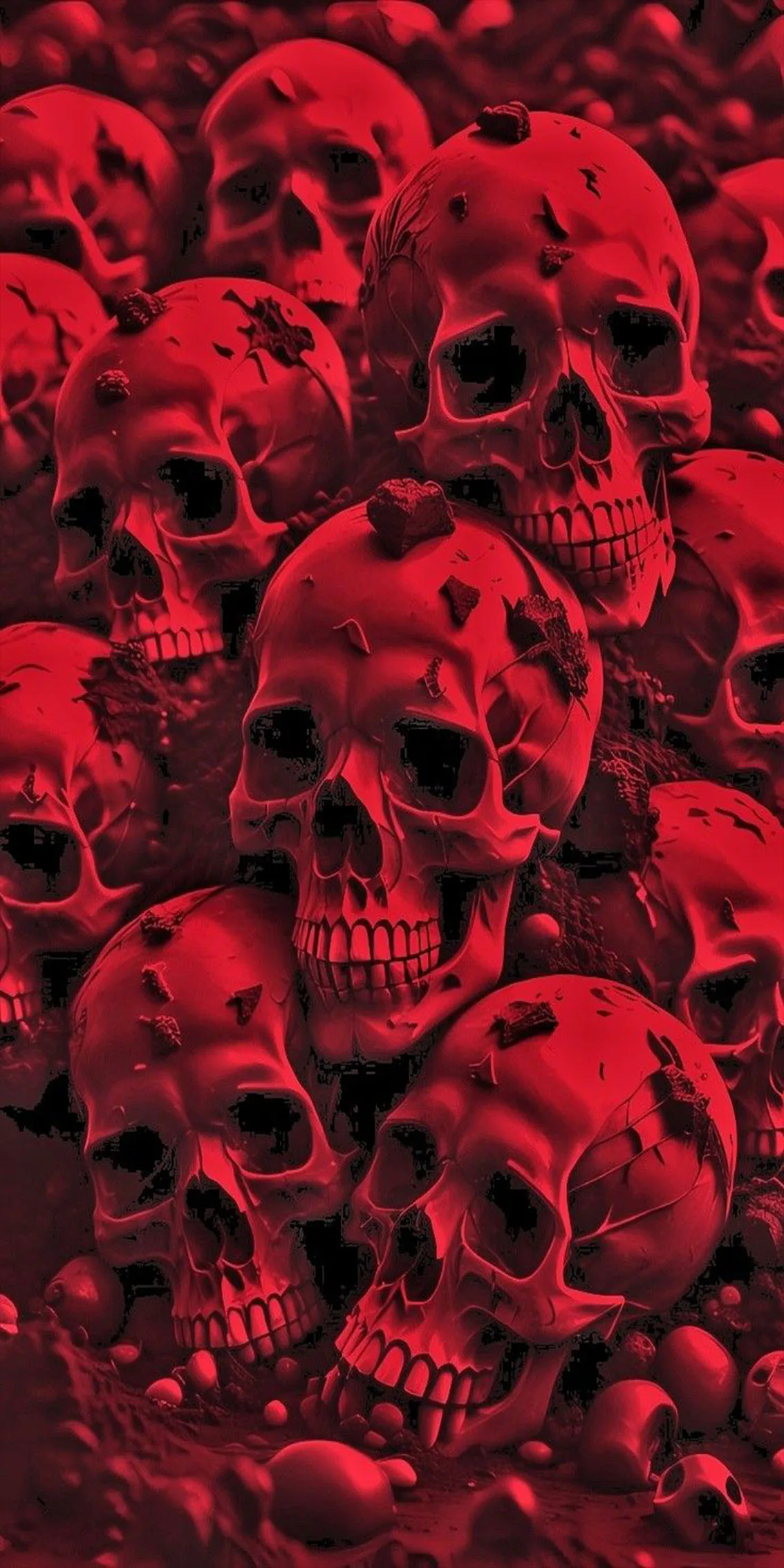 Electric Scooter Anti-slip Sticker Sandpaper Skateboard GripTape Sheet 60*30cm Red Red-eyed Skull Pattern