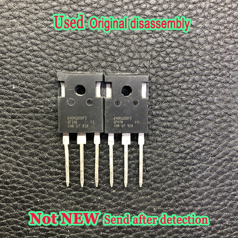 Used 5pcs GW35HF60WD GW45HF60WD GW35HF60WDI GW45HF60WDI G40H120DF2 G75M65DF2 FGW40G120HD 40T120FES TO-247 Original disassembly