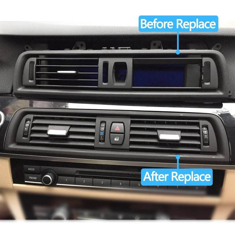 

Dashboard Central Air Conditioner Vent Grille Complete Assembly For BMW 5 Series F10 F11 F18