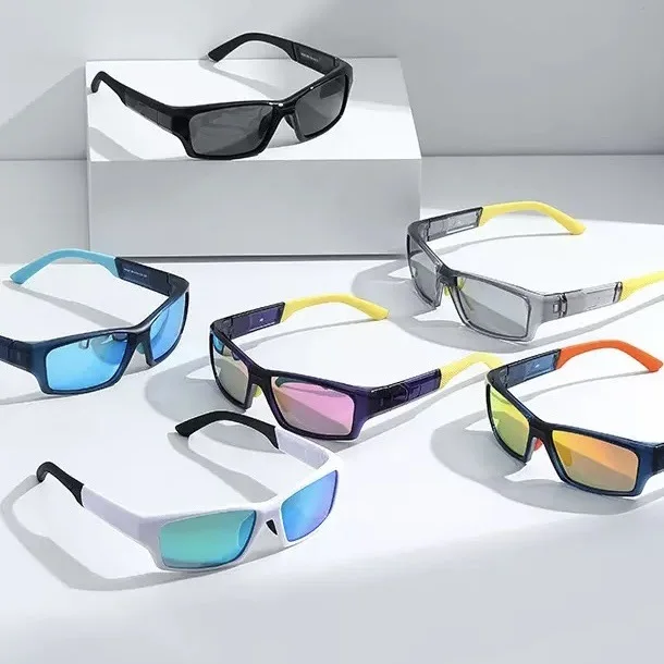 2026 Men's Polarized Sports Sunglasses UV400 Windproof Cycling Outdoor Shades