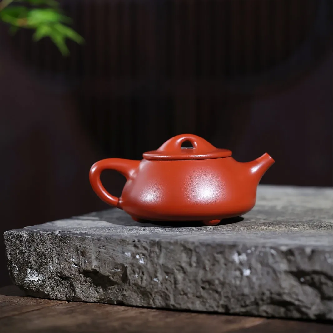 Purple Teapot Manufacturer Wholesale Pots For Tea Houses Offices And Home Use Hand-Painted Stone-Shaped Antique-Style Purple