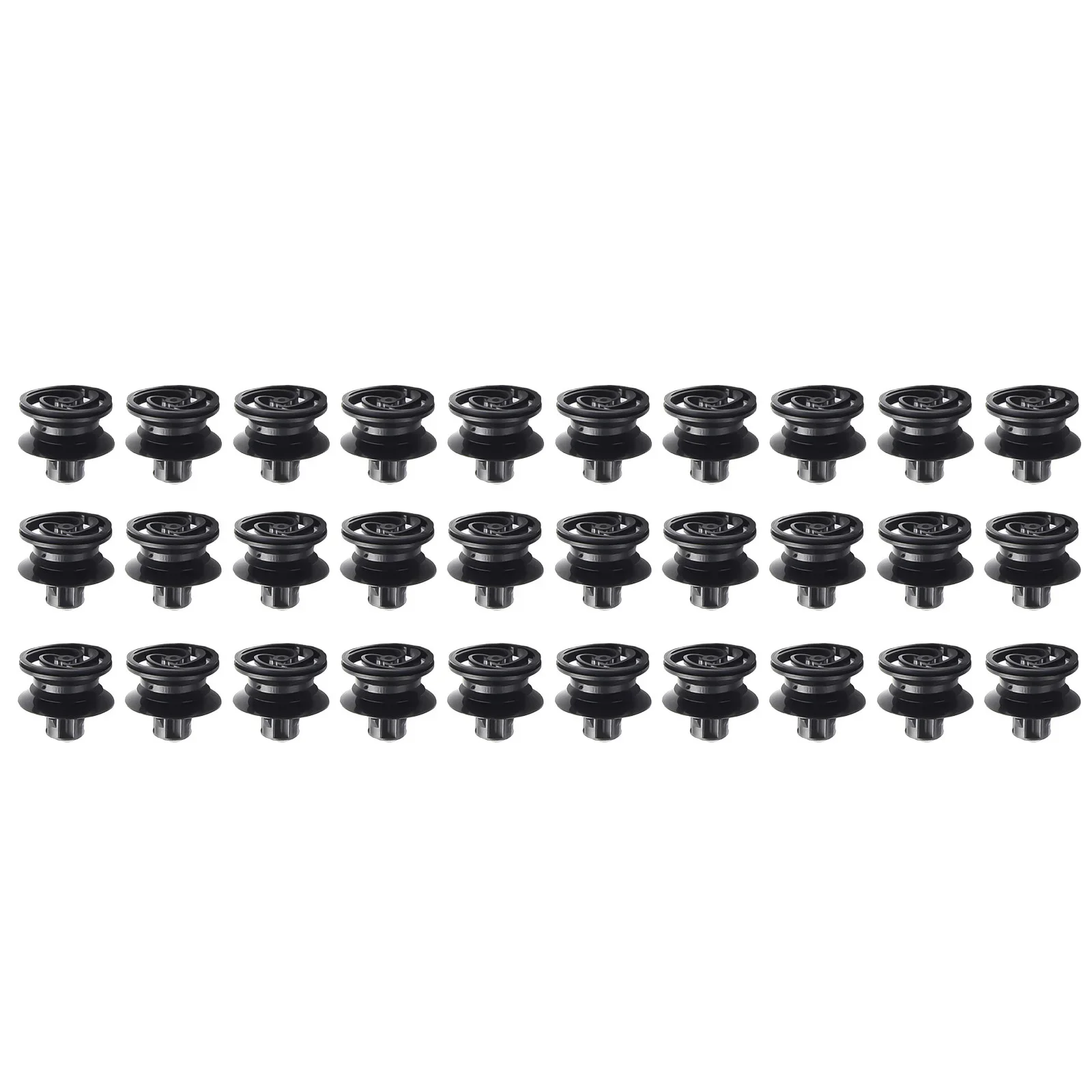 30Pcs Nylon Black Car Door Trim Panel Retainer-Clips Rivet For Golf For Passat B5 3B0868243 For 337/20AE For Golf IV