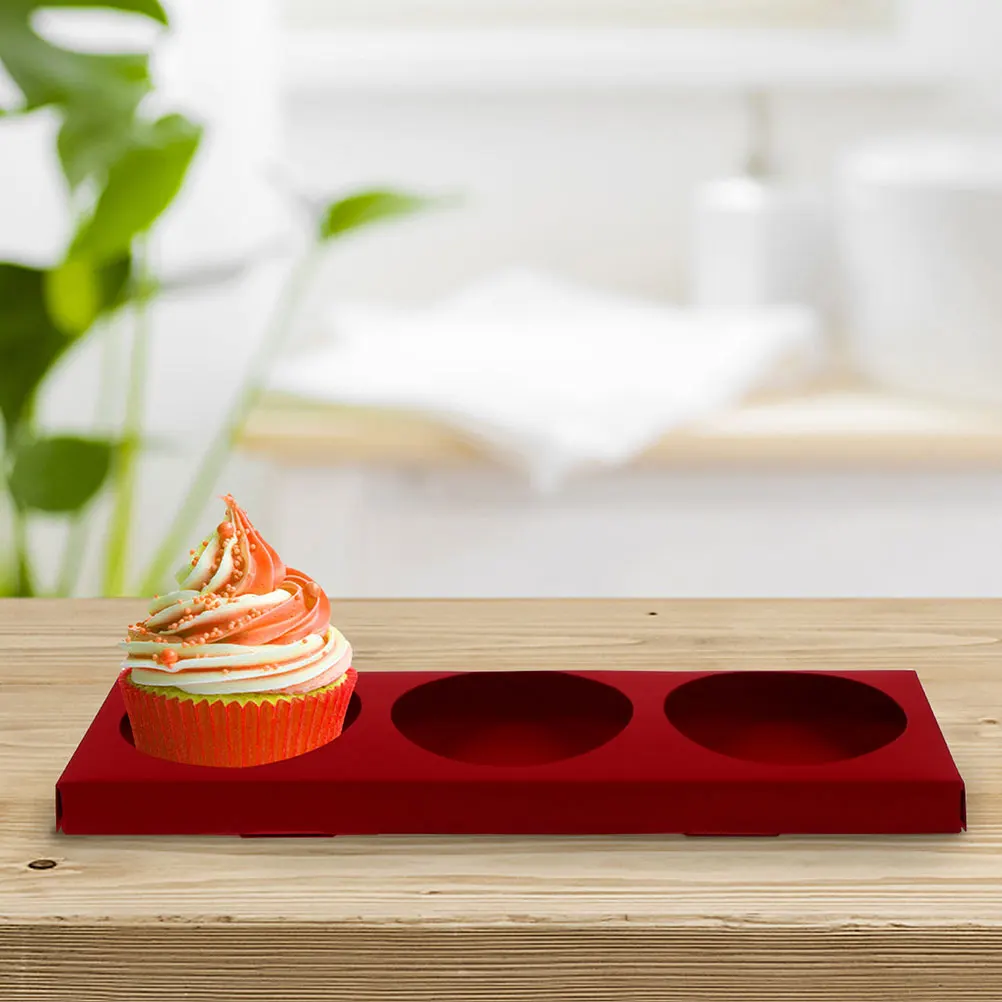 

20pcs Baking Box Clear PET Cake Packaging Dessert Containers 3 Pieces Bakery Supplies Longlasting Material Spacious Interior