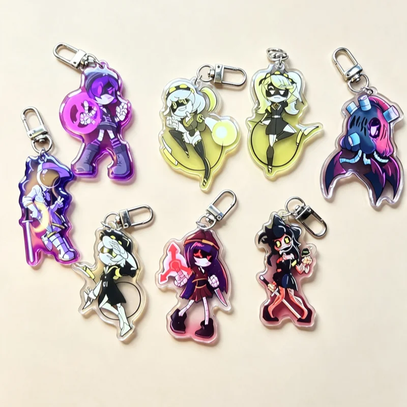 Murder Drones Acrylic Keychain Uzi Doorman N V J Cyn Doll – Cute Anime Cartoon Bag Charm Pendant, Fan Gift for Backpack Zipper