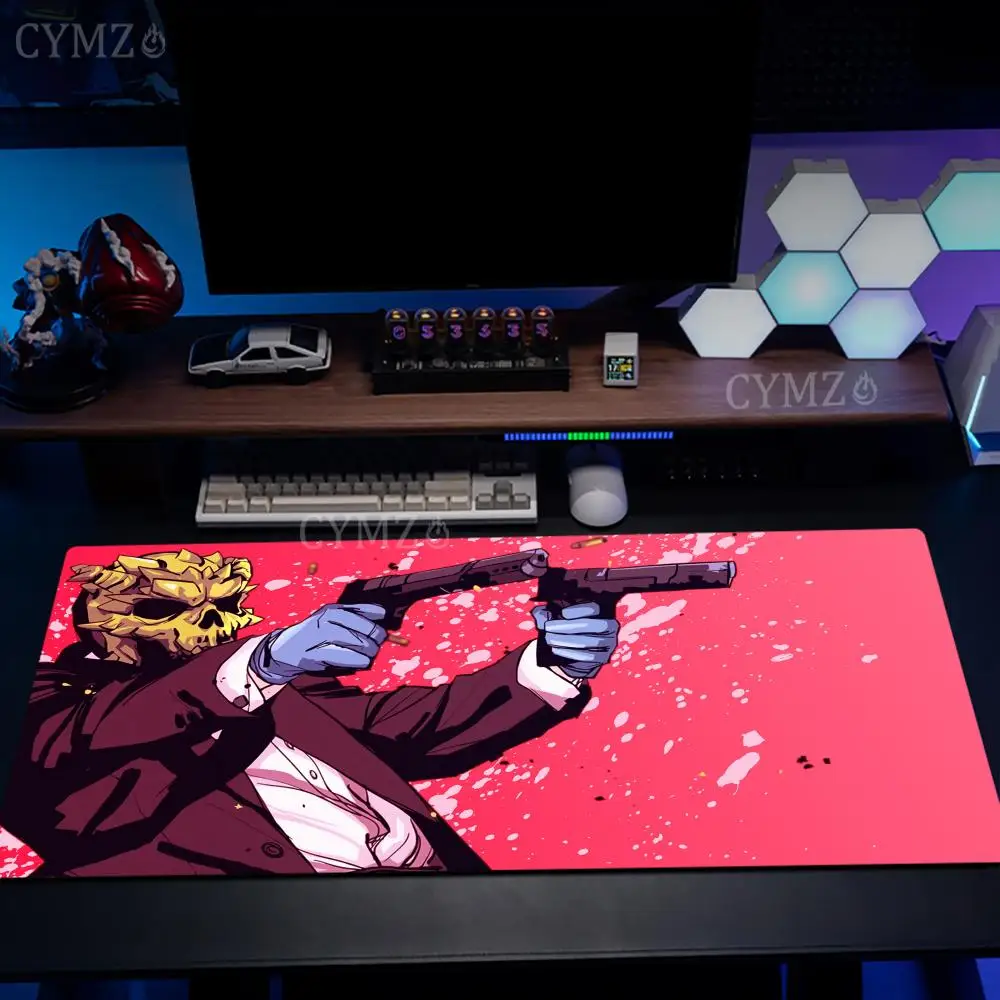 

Dangerous robber theme Mouse Pad Desk Mat with Stitched Edge anti-slip Durable pc accessories Gaming mats maus pad rug