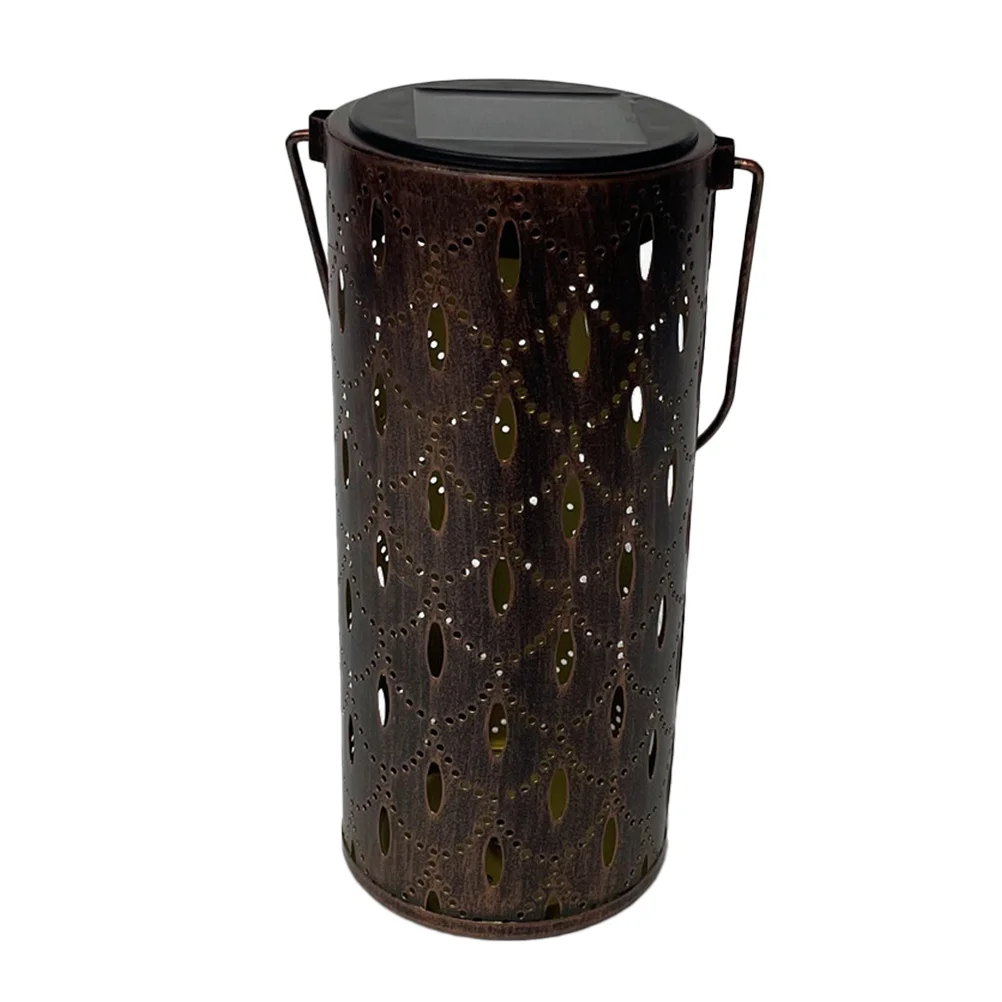 

Solar L Outdoor Lanterns Iron Craft Hollow Craft Lantern Solar Powered Outdoor Garden Yard Lighting Artistic