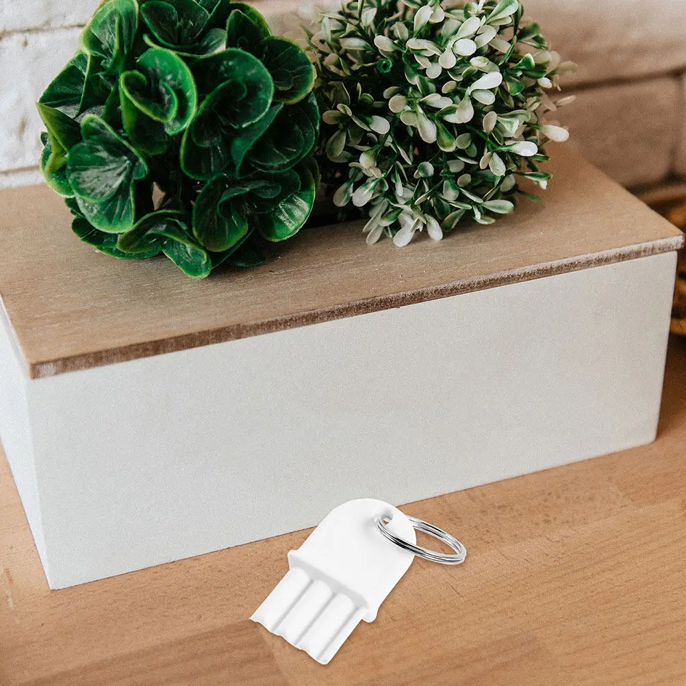 1Set Universal Toilet Paper Dispenser Key Plastic Set for Commercial Paper Towel Dispenser Replacement Easy Use