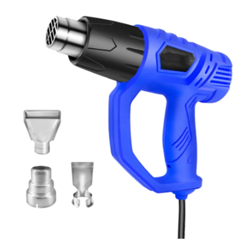 

AB42-Heat Shrink Blower Dual Speed Adjustable Heat Gun For DIY, Paint Stripping, Shrinking PVC, Drying Crafts EU Plug