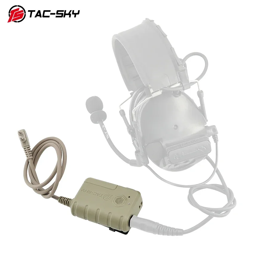 

Motorola 2 Pin Plug Bluetooth PTT Adapter, Compatible with COMTAC Tactical Shooting Headsets and Motorola 2 Pin Walkie Talkies