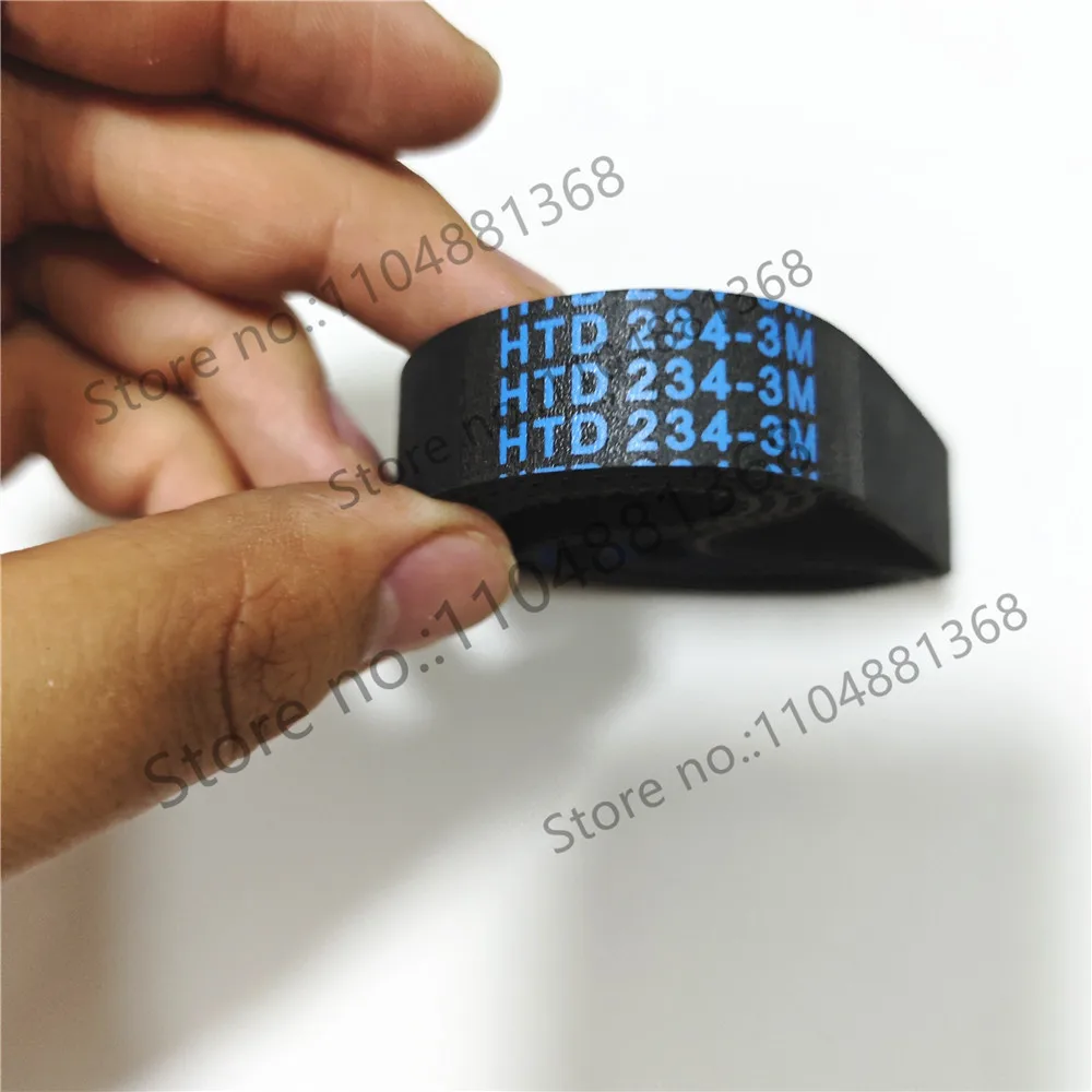 5pcs Synchronous belt HTD234-3M-15  Drive belt rubber belt