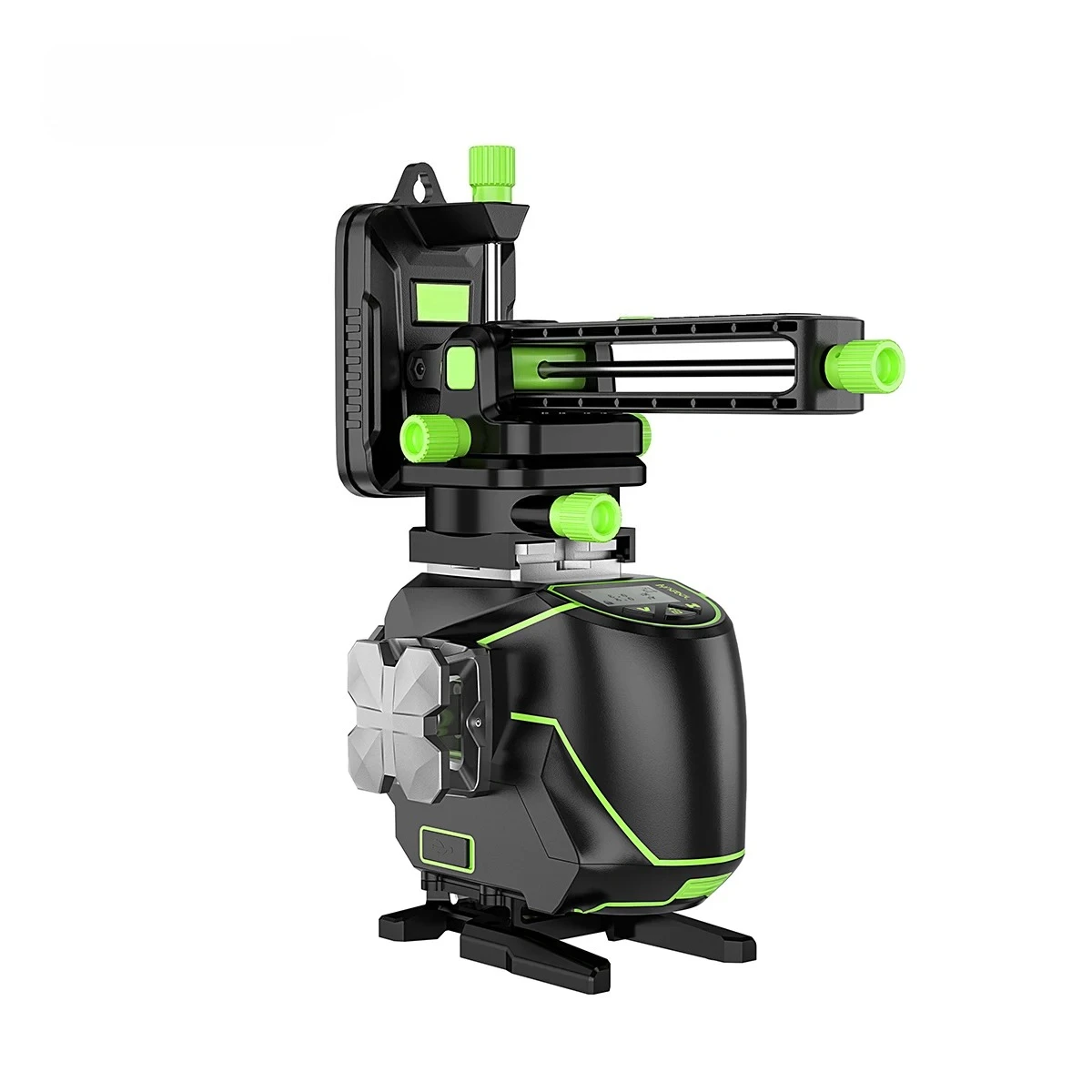 High Accuracy Laser Spirit Level 4D 16 Level Self Leveling Green Beam Rotary Cross Line