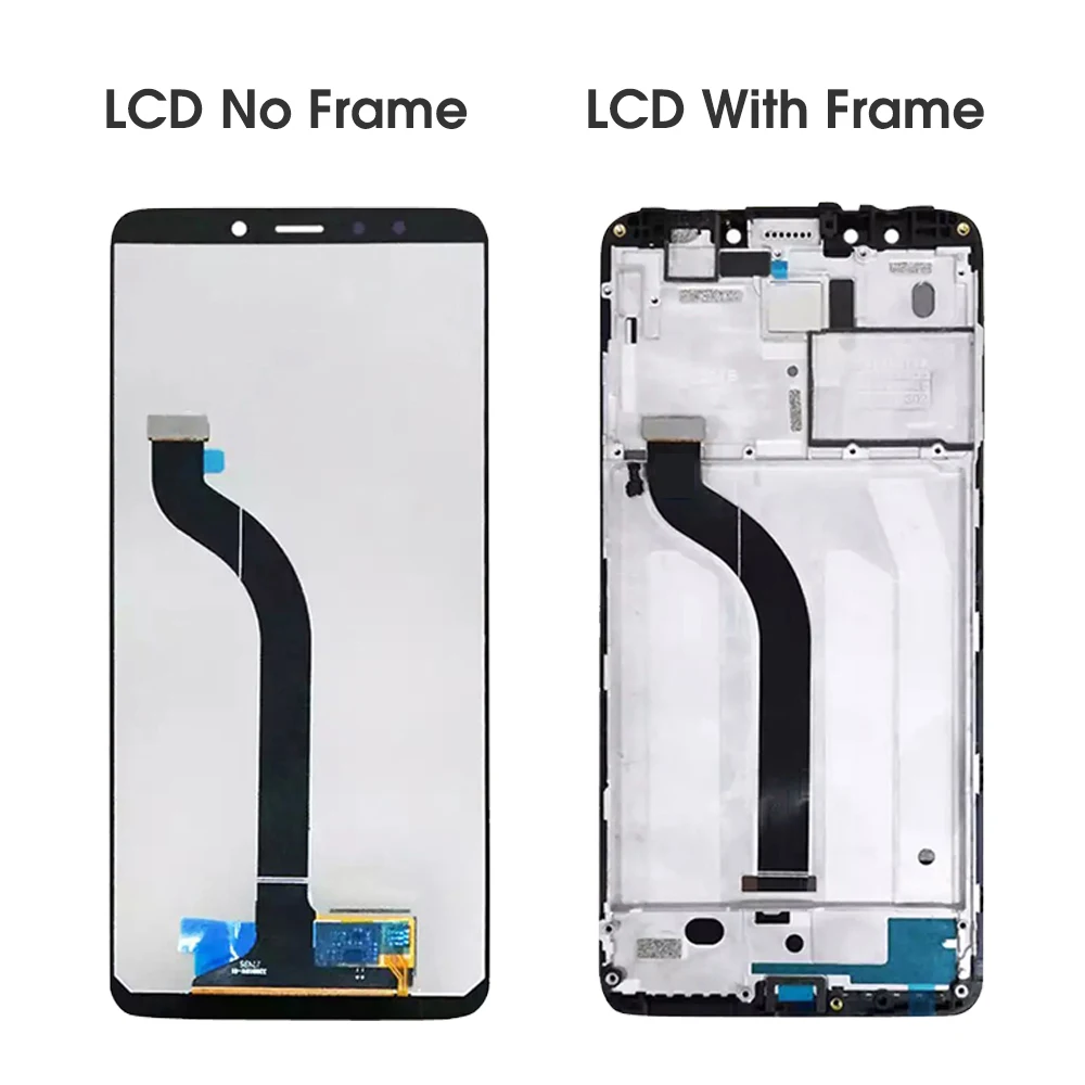 5.7\'\' For Xiaomi Redmi 5 LCD Display Touch Screen Digitizer Assembly For Redmi5 MDG1 MDI1 Screen Replacement With Frame