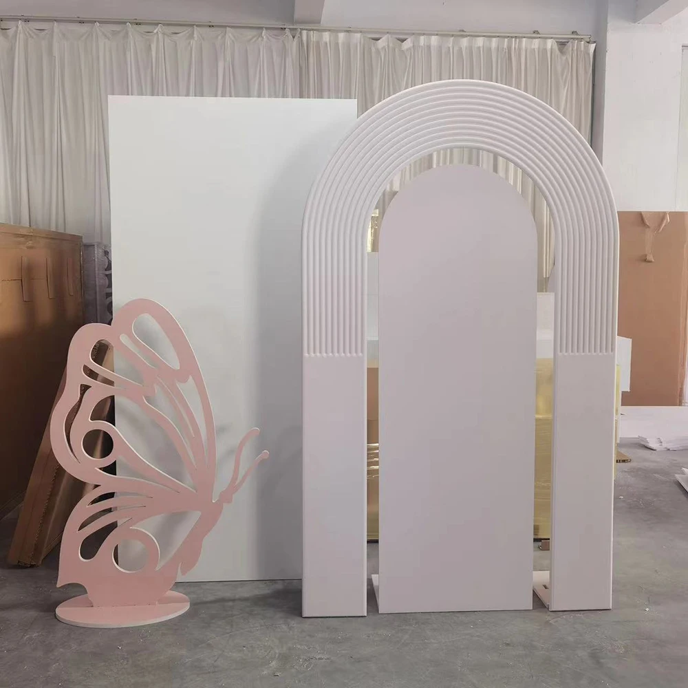 

Latest Design Stage Decoration PVC Arch Wedding Backdrop Panels for wedding decoration