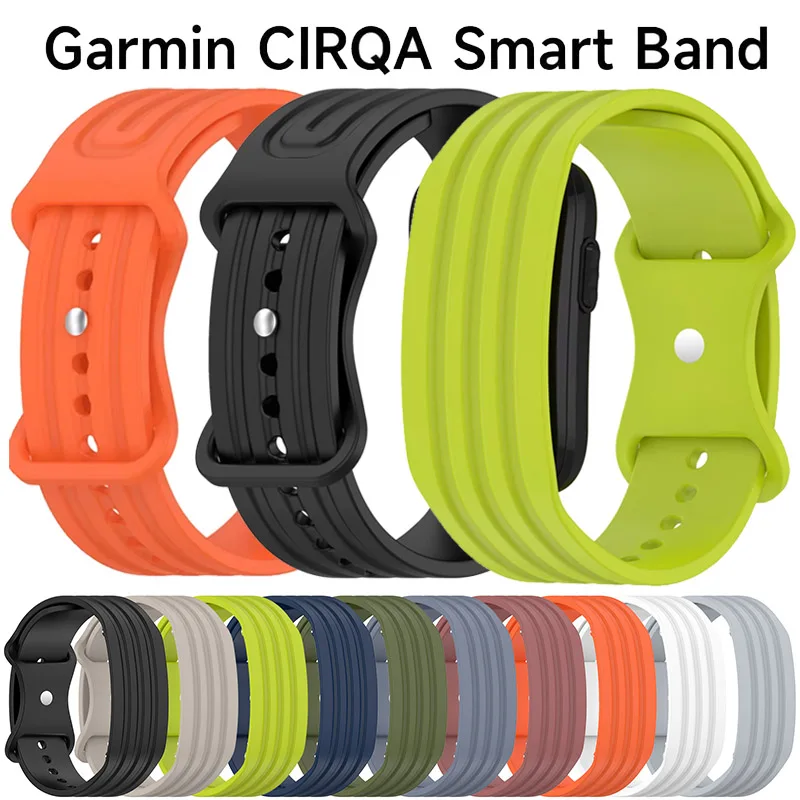 Breathable Adjustable Silicone Band For Garmin CIRQA Smart Band Sports Wristband For Garmin Cirqa Quick Release Bracelet Strap
