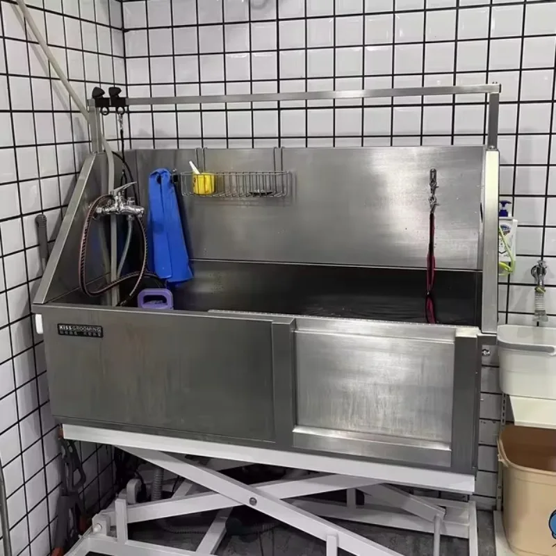 Dog Bathtub Metal Large Dog Pet Bathing Tub Multifunction Bathtub Large Dog Grooming Bath Tub