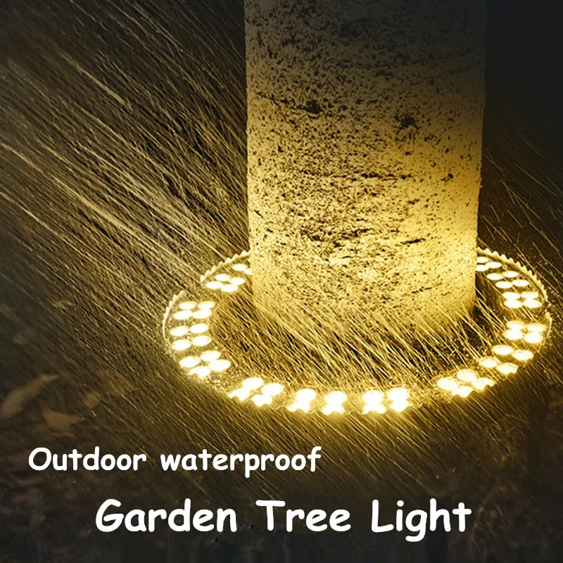 12w Landscape Lighting Tree Ground Light Decor Gazebo Lights Backlight Outdoor Spot Lighting for Trees Yard Tree Column Garden