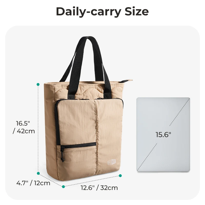 BAGSMART 15,6-calowy plecak na laptopa o dużej pojemności, torba szkolna, plecak na uczelnię, plecak biznesowy, wielofunkcyjna torba na komputer — zdjęcie produktu 3