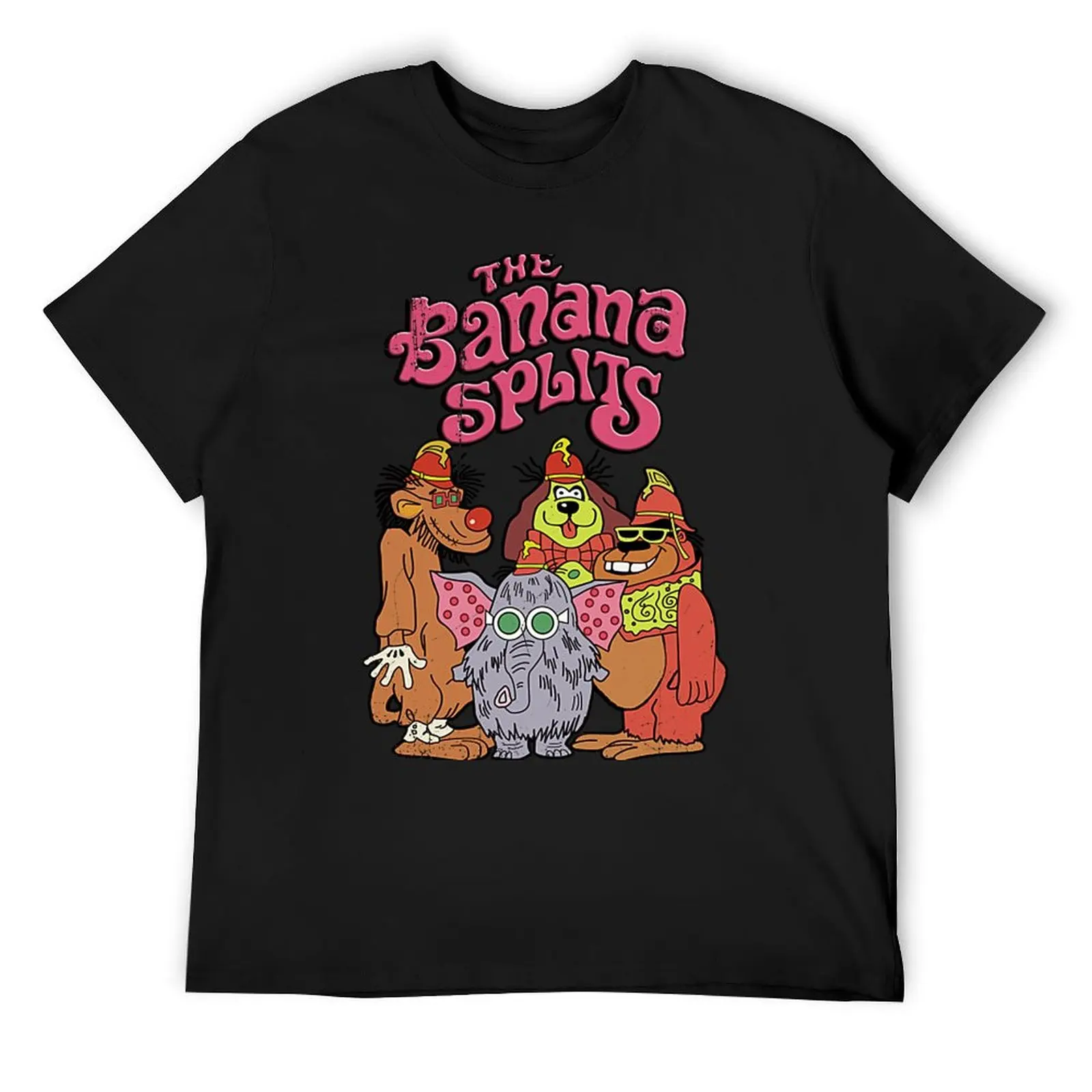 

Distressed Vintage style Banana Splits T-Shirt funny meme t-shirts Luxury man graphic t shirt vintage men t shirt