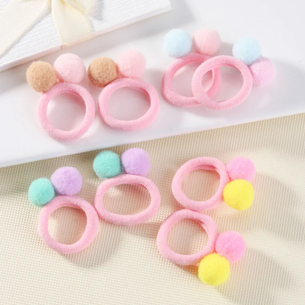 Coletero de nailon elástico para niña, accesorios para el cabello para bebé, 12 piezas