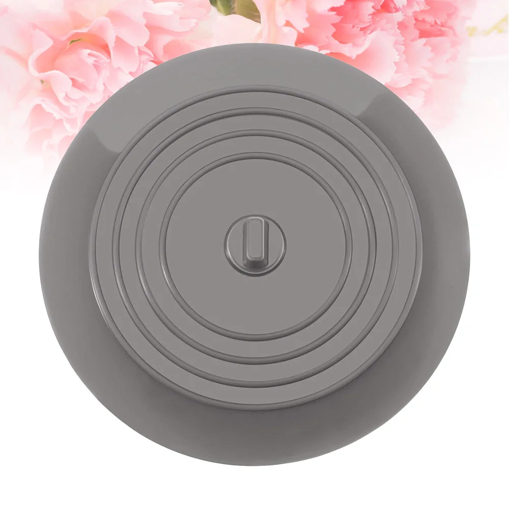 

Silicone Sink Round Drain Plug Bathtub Cover Bathroom Flat Base Tub Stopper Drain Stopper Bathtub Plug Easy Clean Soft
