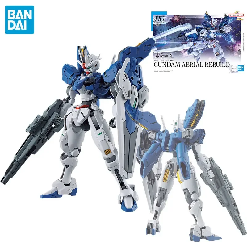 Bandai Anime GUNDAM AERIAL REBUILD HG 1/144 Genuine Assembly Model Toys Action Figure Collectible Ornaments Gifts