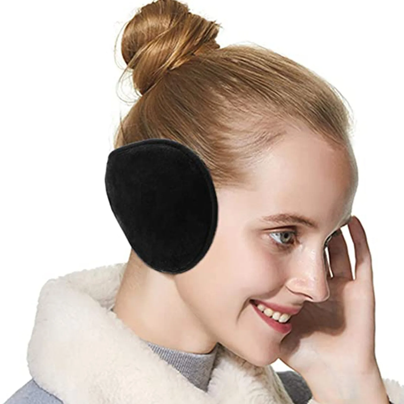 Earmuffs In Winter Cold Weather Outdoor Earmuffs Women Men Fashion Solid Earflap Outdoor Cold Protection Warm Ear Cover Acceessi