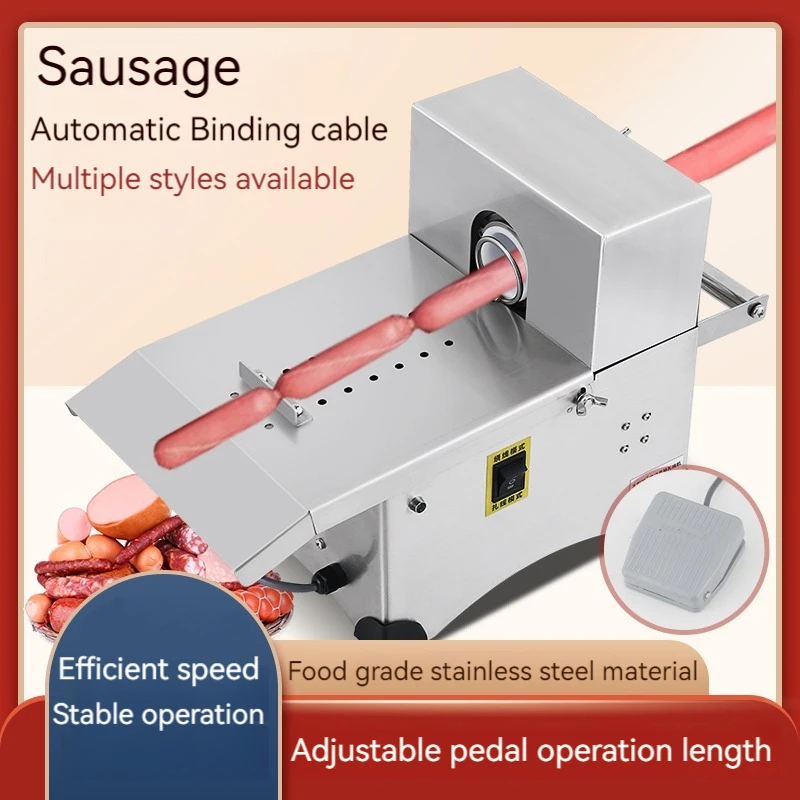 Automatic Electric Sausage Twisting Knotter Tying Machine Sausage Binding Machine Sausages Linker Equipment