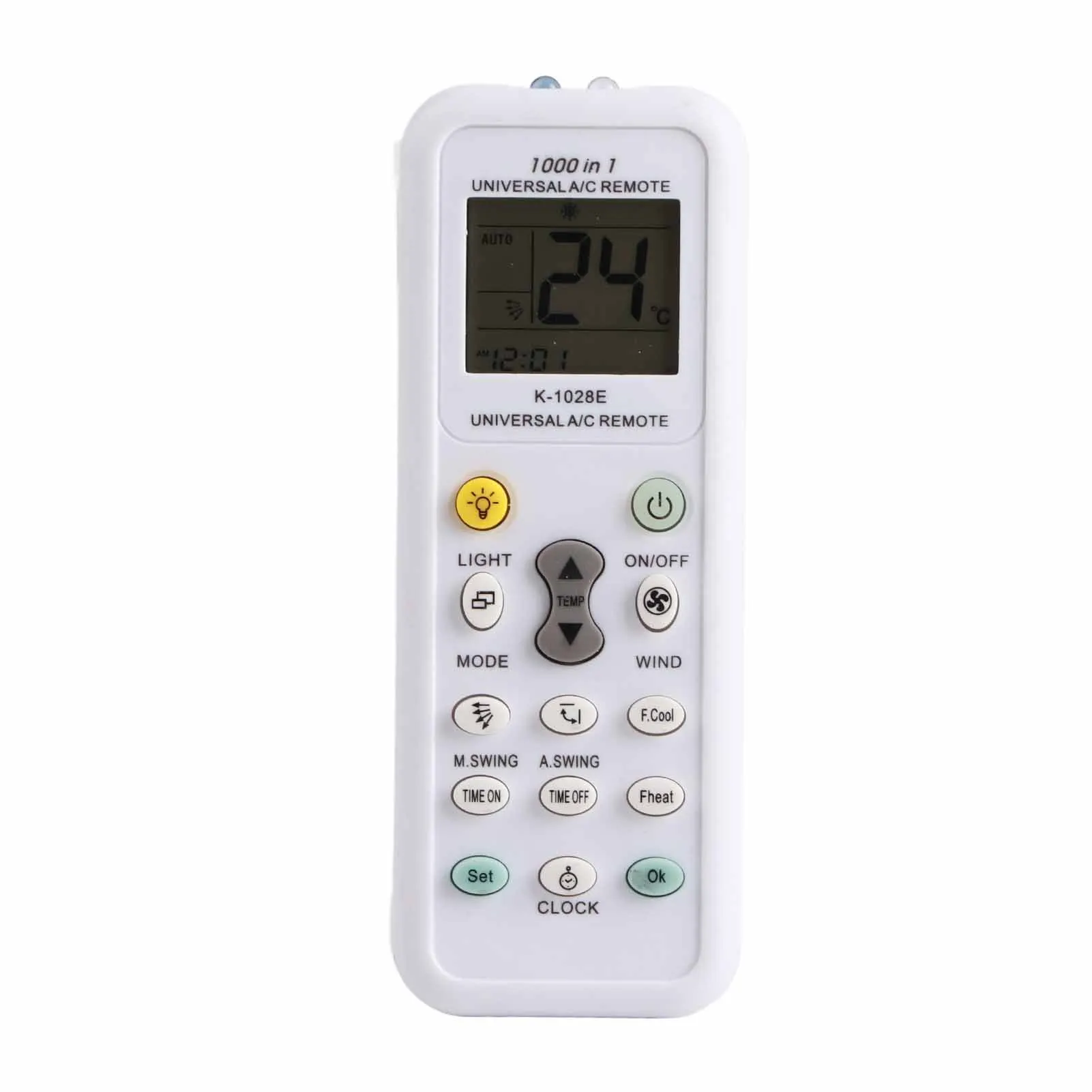 

Remote Control Portable Intelligent Air Conditioner Remote Control Replacement Controller K‑1028E