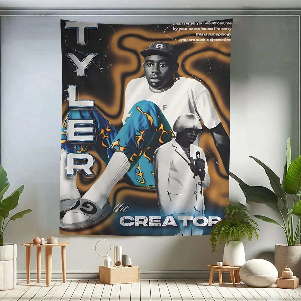 

Flower Boy Tyler The Creator Hippie Wall Hanging Tapestries For Living Room Home Dorm Decor Kawaii Room Decor