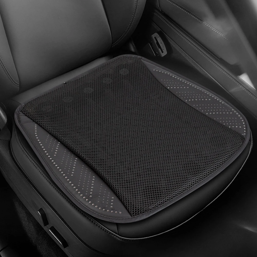 

1pcs Car Summer Cooling Seat Cushion With USB 8Fan 3Levels Adjustable Cooling Cushion Double-layer 3D Ice Silk Seat Covers