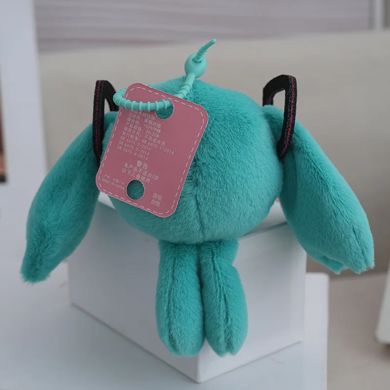 Nieuw Voor Hatsune Miku Pluche Sleutelhanger Kawaii Ornament Tas Charme Auto Accessoire Knuffel Beeldje Kerstcadeau