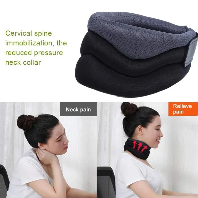 1PCS Neck Brace Sponge For Cervical Pressure Stiffness And Pain Relief Cervical Collar Neck Support Pillow For Men And Women