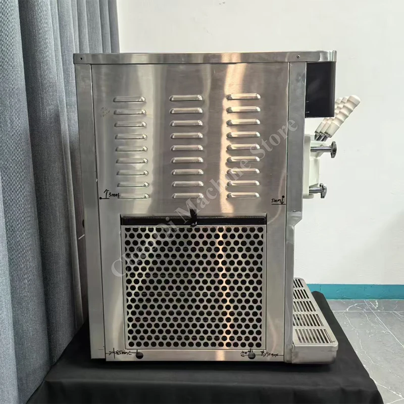 Ice Cream Machine Cold Drink Slash Commercial Stainless Steel Lced Coffee Machine Frozen Yogurt Soft Ice Cream Machine