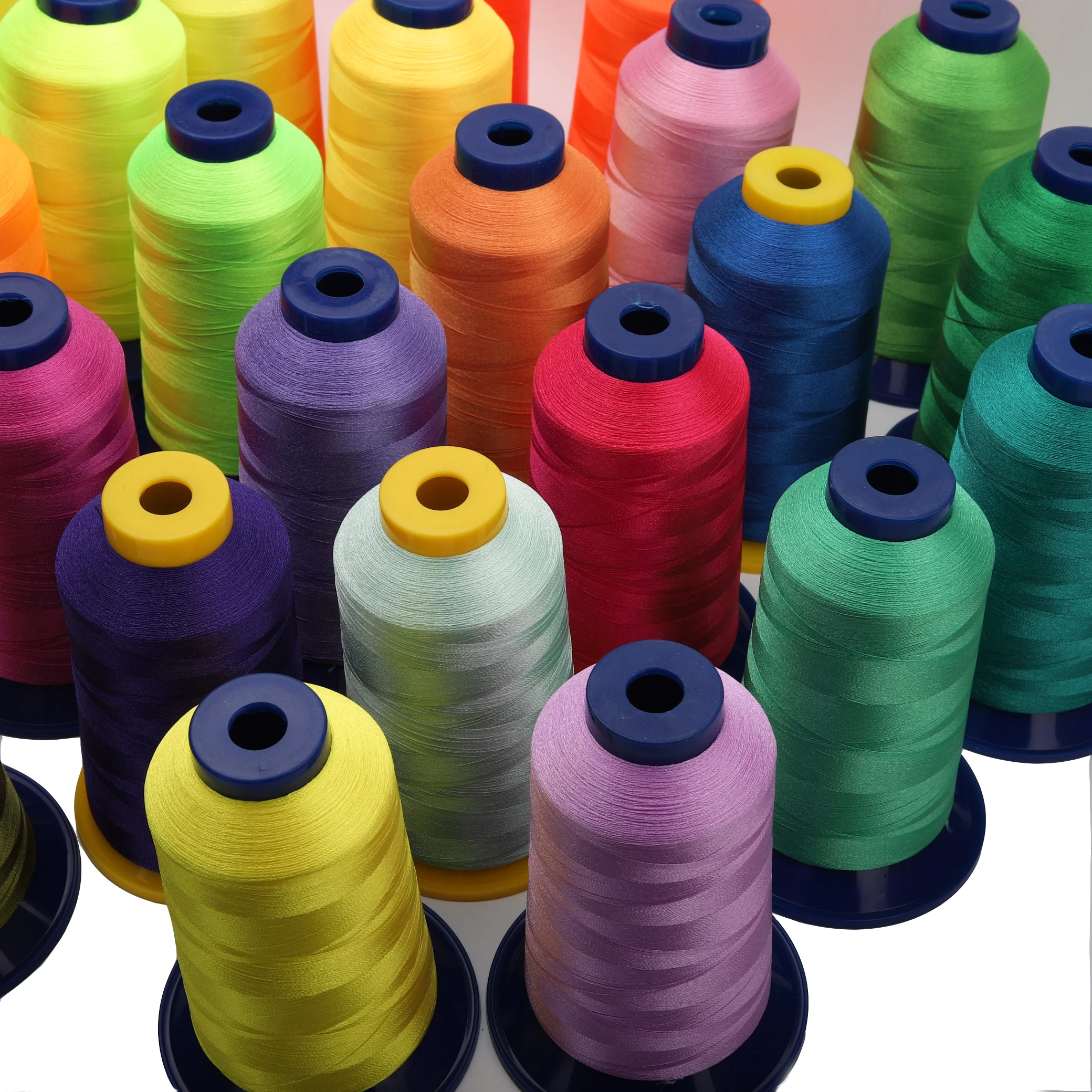 120D/2 4000M Polyester Embroidery Thread For Brother Singer Household Industrial Machine Regular Thickness 70 Colors Available