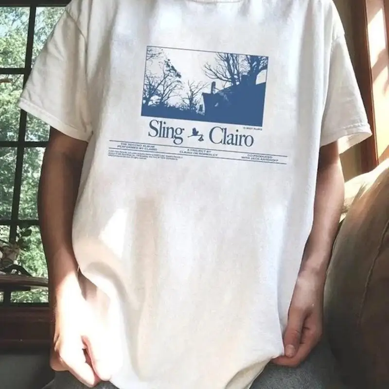 Clairo Sling Purple Flower Graphic T-Shirt