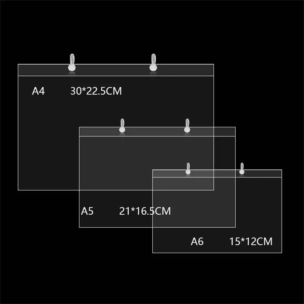 A4/a5/a6 Supermarket Price Label Holder Strip Clear Plastic Hook Shelf Data Strips Frame