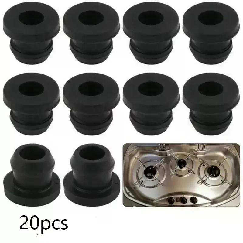 10/20PCS Stoves Rubber Plug Grommet Sleeve Pan Hob For Smev Dometic Motorhome Camper 44990000122 Van Camper Accessories Car Tool